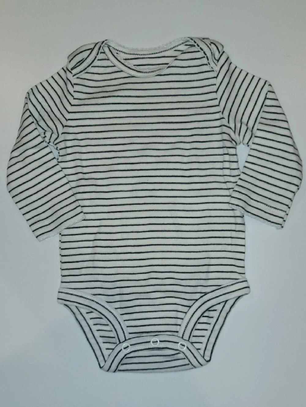 Carters Beige Sherpa Hooded Baby Vest w/ Striped Top & Patterned Leggings.